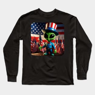 Little Green Men - Alien #14 Long Sleeve T-Shirt